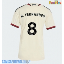 Camisa de time de futebol Manchester United Bruno Fernandes #8 Replicas 3º Equipamento Feminina 2026-27 Manga Curta